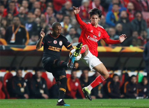 Với phong độ cao, Benfica của Joao Felix (phải) sẽ thắng tiếp ở trận lượt về ngay trên sân của Frankfurt