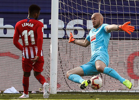 Thomas Lemar ghi bàn duy nhất giúp Atletico giành trọn 3 điểm ra về