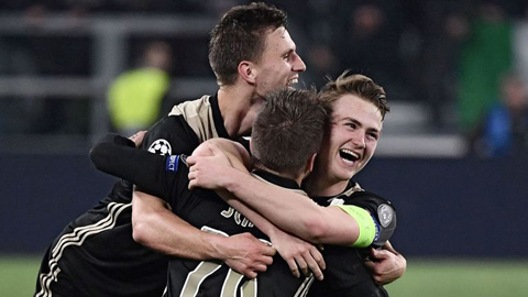 Ajax đã gây bất ngờ lớn tại Champions League năm nay