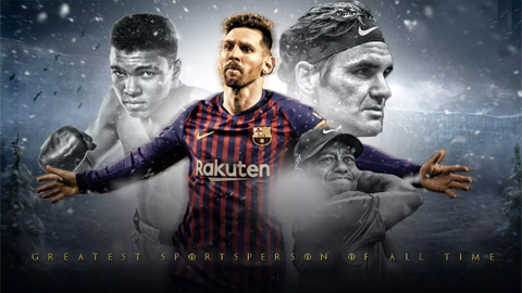 Messi được bầu là VĐV thể thao vĩ đại nhất mọi thời đại