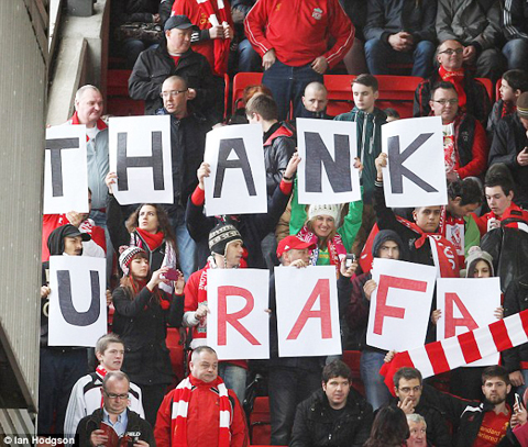 Nhiều fan Liverpool vẫn giữ tình cảm đặc biệt dành cho Benitez