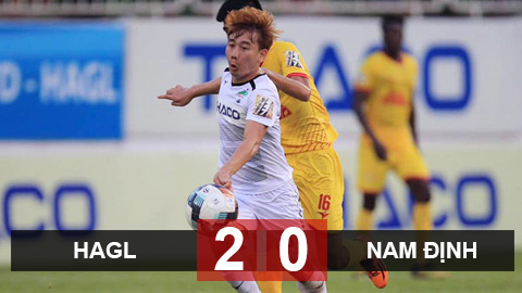 HAGL 2-0 Nam Định: Minh Vương rực sáng, HAGL đánh bại Nam Định tại Pleiku