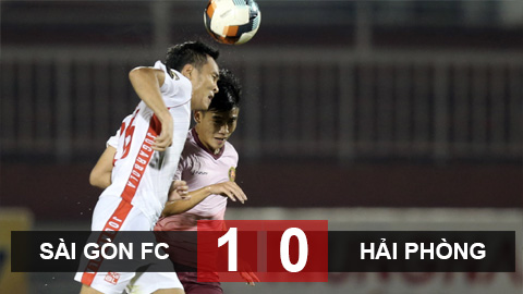 Sài Gòn FC 1-0 Hải Phòng: Dự bị lập công, chủ nhà có 3 điểm