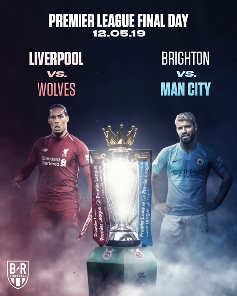 Ngày 12/5 tới sẽ là ngày phán quyết chức vô địch Premier League 2018/19. Ảnh: Bleacher Report