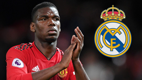 M.U định giá Pogba 160 triệu bảng, Real mặc cả xuống 100 triệu bảng