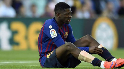 Dembele 'vứt' 36 trận ở Barca chỉ vì chấn thương