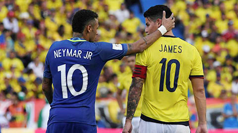 Neymar và James sẽ đổi chỗ cho nhau?