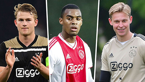 10 sao mai Ajax có thể tiếp bước De Jong và De Ligt
