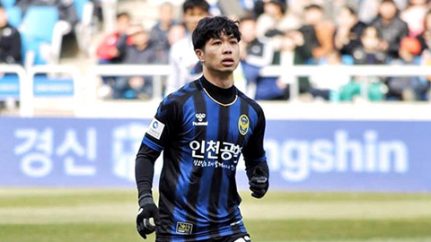 Công Phượng trở lại đội hình xuất phát của Incheon United