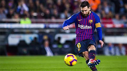 Messi không có đối thủ ở khả năng sút phạt trực tiếp