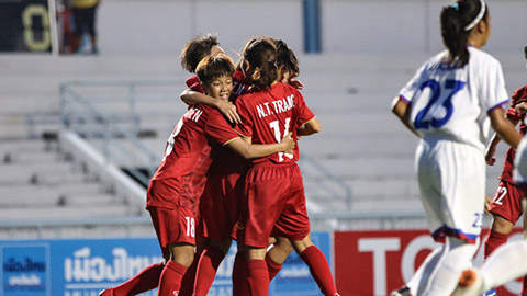 Ngược dòng ấn tượng, U15 nữ Việt Nam toàn thắng ở vòng bảng U15 nữ Đông Nam Á