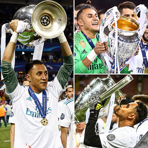 Navas là thành viên chủ chốt mang về 3 chức vô địch Champions League liên tiếp cho Real