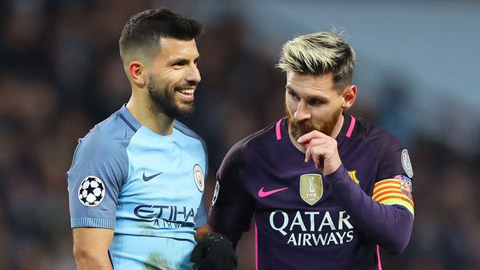 Aguero giải thích về tuyên bố Messi không thể giành Quả bóng vàng