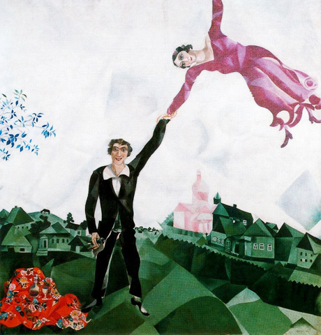  Bức “Promenade” của Chagall khiến Buffon bắt đầu ngộ ra giá trị của cuộc sống