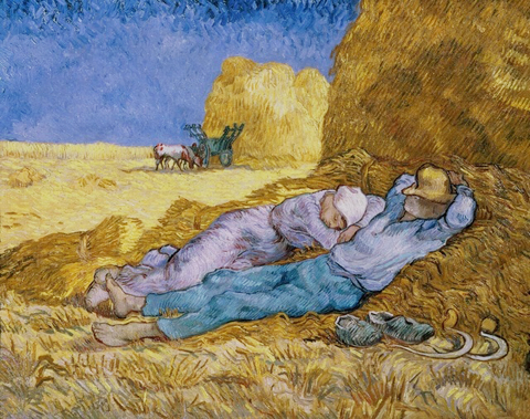 Bức “The Siesta” của Van Gogh là một trong những bức mà Buffon  kết nhất