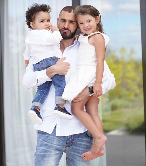 Benzema đang hạnh phúc khi làm cha của 2 thiên thần nhỏ