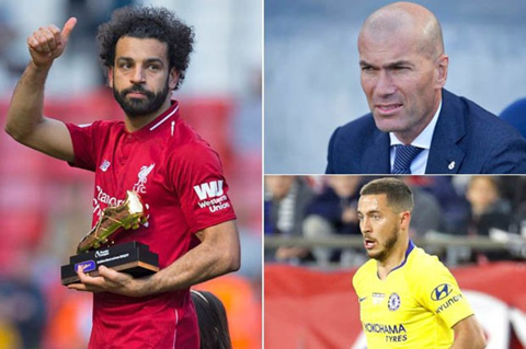 Sau khi có Hazard, người tiếp theo Zidane muốn có là Salah để có bộ ba Hazard, Benzema và Salah