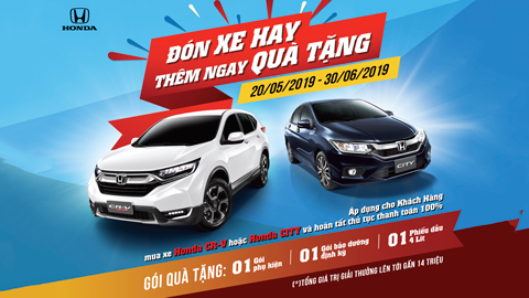 Honda Việt Nam triển khai chương trình khuyến mãi 'Đón xe hay, thêm ngay quà tặng'