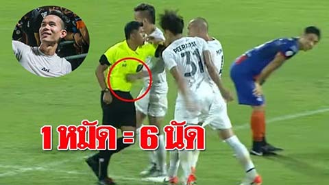 Thái Lan xoá án phạt cho cầu thủ đấm trọng tài để dự King’s Cup