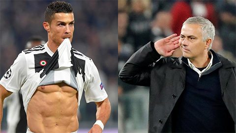 HLV Mourinho bóng gió khả năng tái hợp Ronaldo ở Juventus