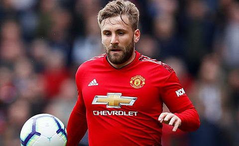 Luke Shaw vẫn trong tình trạng thừa cân