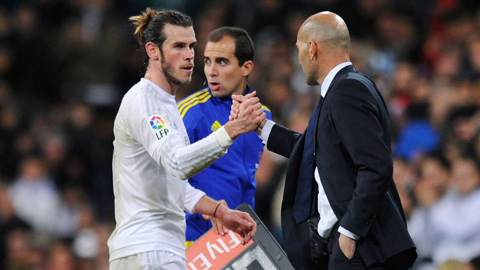 Zidane đã từng tin tưởng Bale...