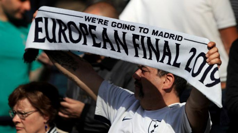 Tottenham lên kế hoạch ăn mừng vô địch Champions League