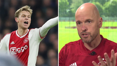 Thuyền trưởng Ajax tiết lộ cách rèn De Jong thành ngôi sao
