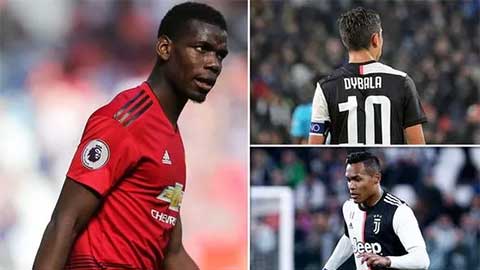 Juventus đòi đổi Dybala và Sandro lấy Pogba