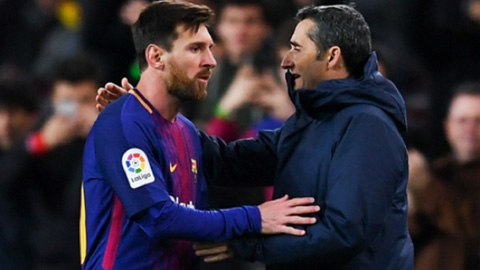 Chính Messi yêu cầu BLĐ Barca giữ lại HLV Valverde