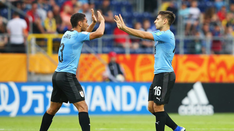 U20 Uruguay giành vé vào vòng knock-out