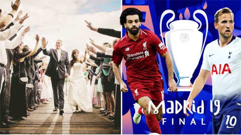 Bi hài chuyện cưới vào ngày chung kết Champions League