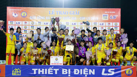 Giải bóng đá nữ cúp QG - cúp LS 2019: PP.Hà Nam lên ngôi vô địch