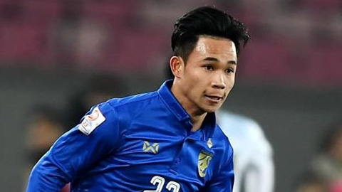Thái Lan triệu tập cầu thủ duy nhất ghi bàn vào lưới ĐTVN dưới thời thầy Park thay Chanathip