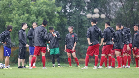 U23 Việt Nam tập luyện ngay khi hội quân