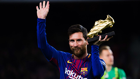 Truất ngôi Ronaldo, Messi giành danh hiệu Vua phá lưới Champions League