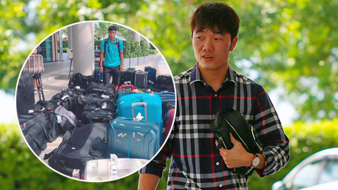 Xuân Trường làm đồng đội Việt Nam phát ghen vì mang ít hành lý