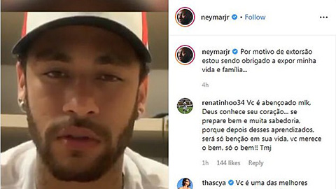 Neymar mắt ướt lệ phủ nhận cáo buộc hiếp dâm