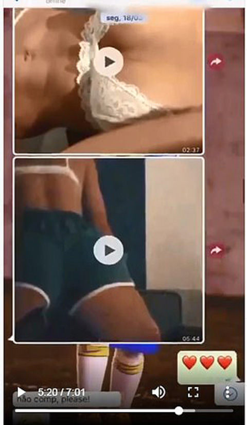 Những tấm hình sexy mà người phụ nữ kia gửi cho Neymar