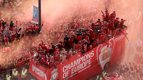 Liverpool diễu hành mừng chức vô địch Champions League 2018/19
