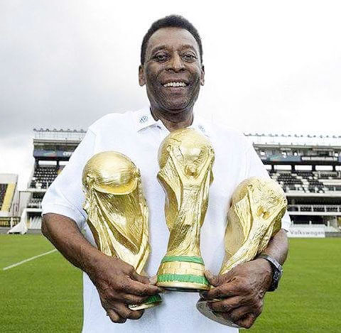 Pele từng 3 lần giành Cúp Vàng thế giới nhưng không thể lên ngôi ở Copa America