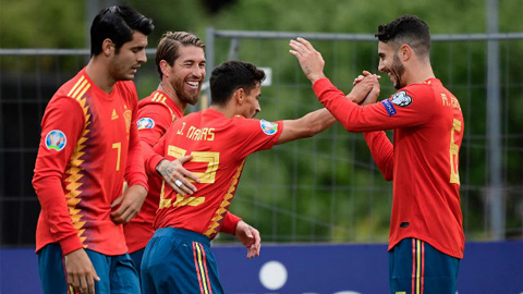 Vòng loại EURO 2020: Tây Ban Nha thắng trận thứ 3 liên tiếp