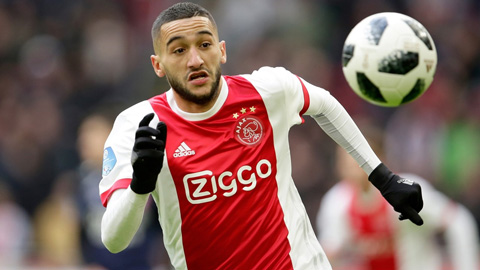 Ziyech được Ajax định giá 30 triệu bảng