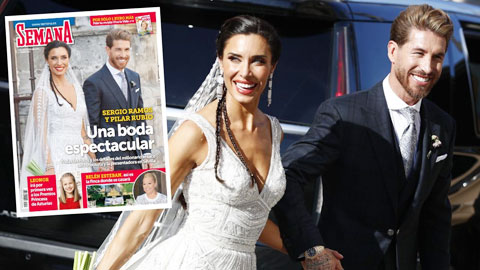 Đám cưới hoành tráng của Sergio Ramos tiêu tốn 3 triệu euro