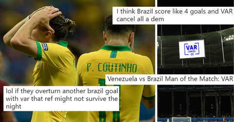 Phản ứng của một số người hâm mộ sau khi xem trận Brazil 0-0 Venezuela
