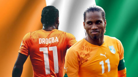 Drogba được bầu là cầu thủ châu Phi xuất sắc nhất mọi thời đại