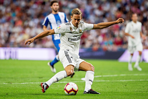 Marcos Llorente vừa chuyển từ Real sang Atletico với giá 40 triệu euro