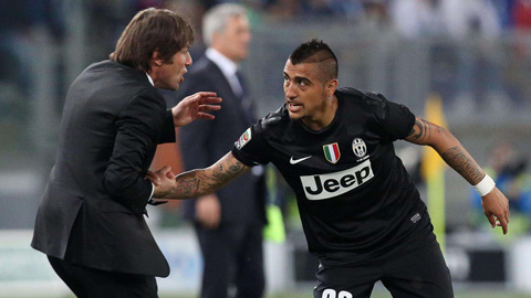 Conte muốn tái hợp trò cũ Vidal ở Inter