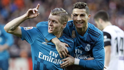 Kroos: 'Ronaldo rời Real khiến các bên hạnh phúc'