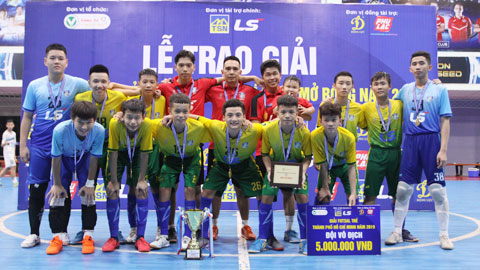 Thái Sơn Nam vô địch giải Futsal trẻ TP.HCM 2019